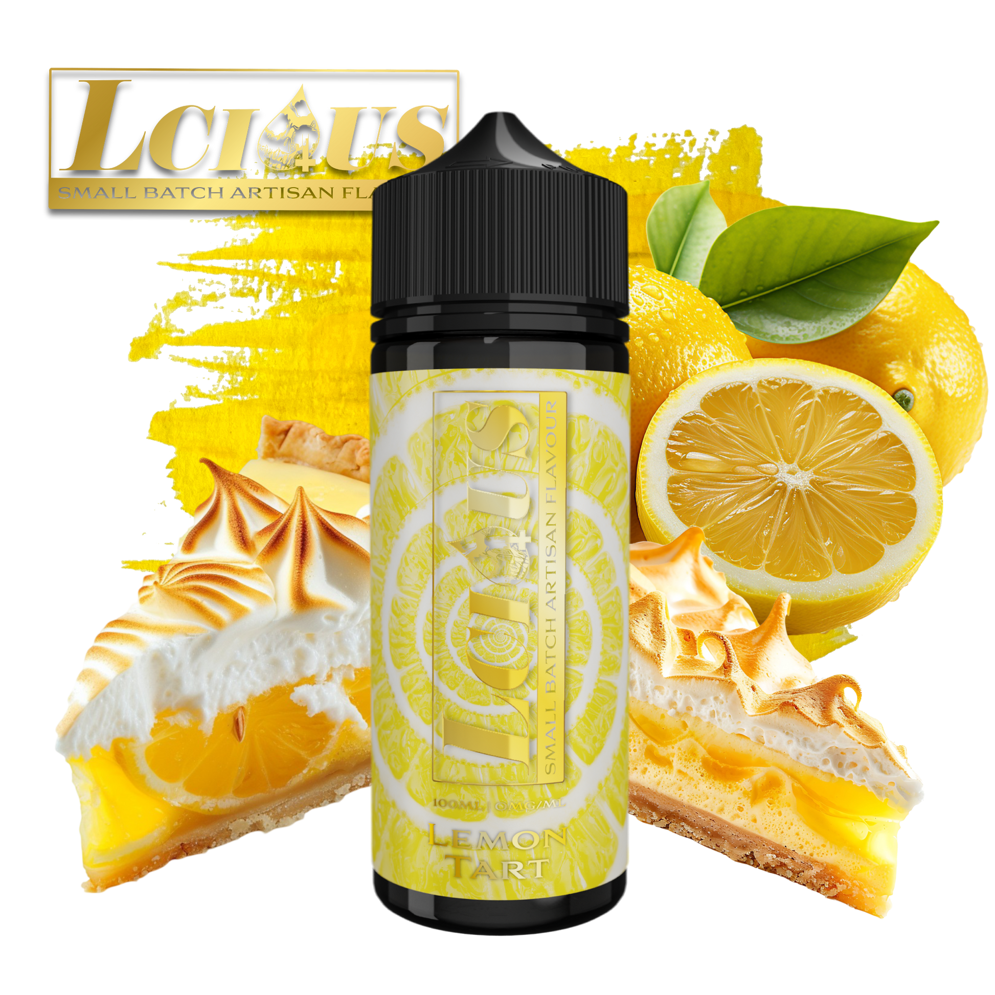 LCIOUS Shortfill E-Liquid - Lemon Tart (9925571969364)