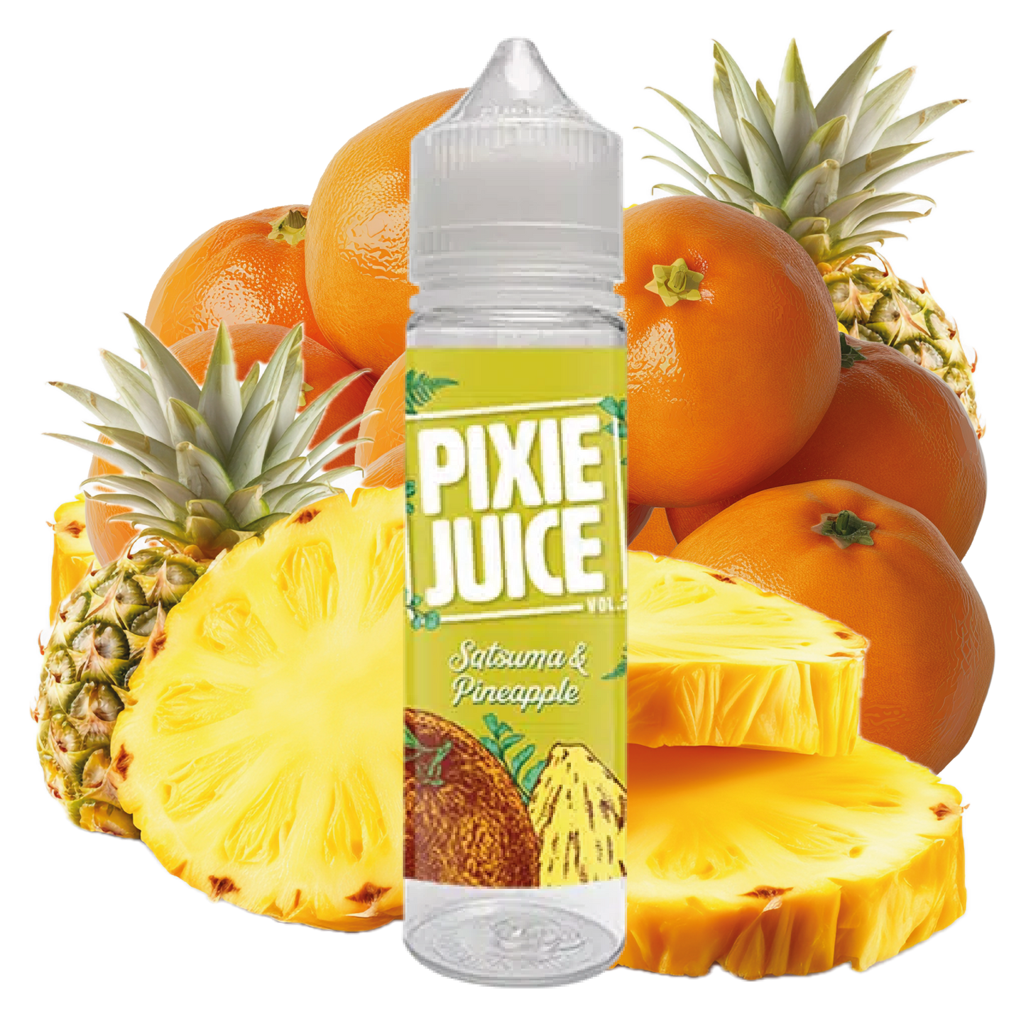 PIXIE JUICE VOL 2 Longfill E-Liquid - Satsuma & Pineapple (9925439291732)